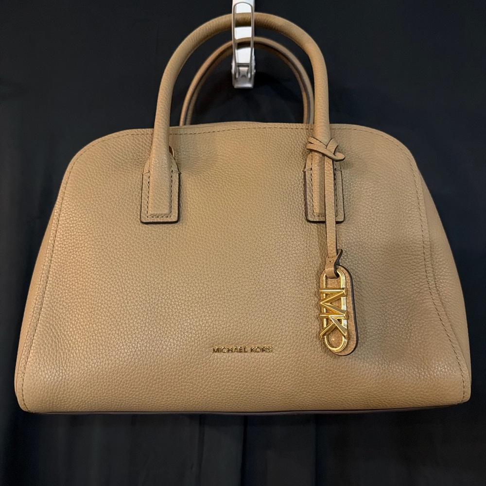 Michael Kors Camel Leather Satchel